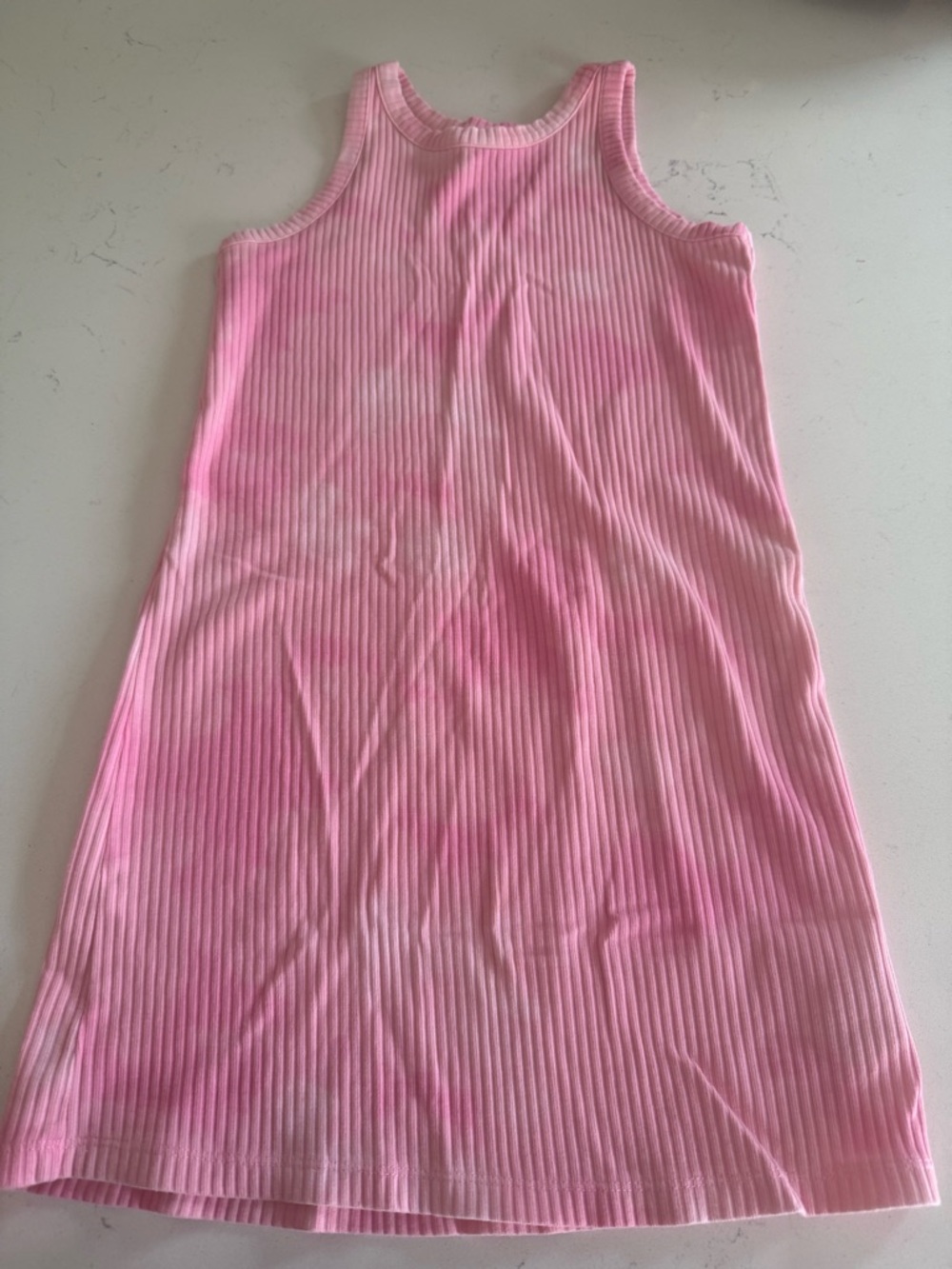 Old Navy Pink Ribbed Tank Dress